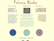 Tablet Screenshot of feliciaroche.com